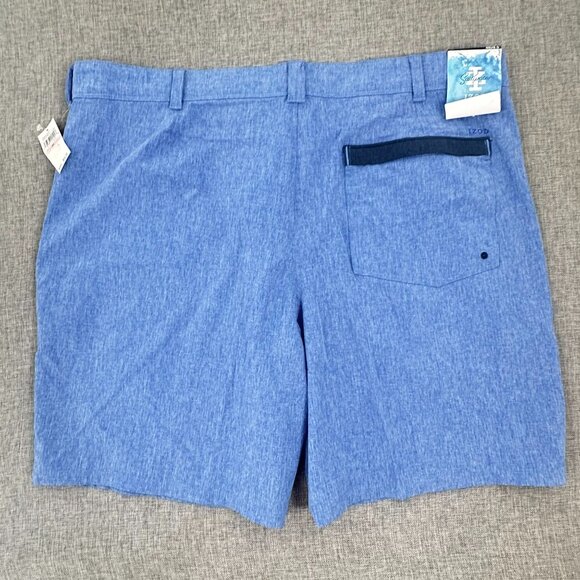 NEW‎ IZOD Mens Beach Performance Shorts Blue 40 Waist Classic Fit Quick Dry $65 - Picture 8 of 10